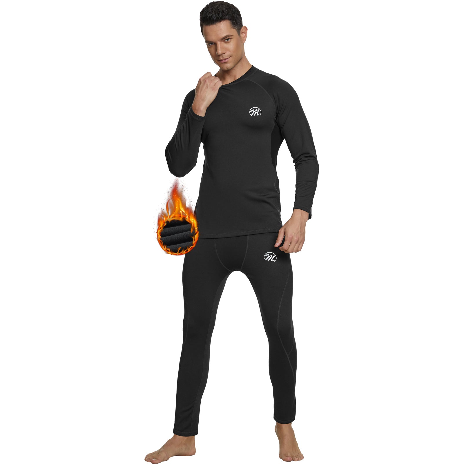 MEETWEE Thermal Underwear Men's Functional Underwear Set, Ski Underwear Men's Winter Suit Breathable Long Warm Thermal Underwear MEETWEE Thermal Underwear Men's Functional Underwear Set, Ski Underwear Men's Winter Suit Breathable Long Warm Thermal Underwear