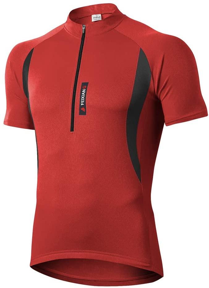 MEETWEE Men’s Cycling Jerseys, Short Sleeve Biking Cycle Tops Quick Dry Breathable Mountain Bike MTB Shirt Racing Bicycle Clothes - Meetyooshop-DealsGloble
