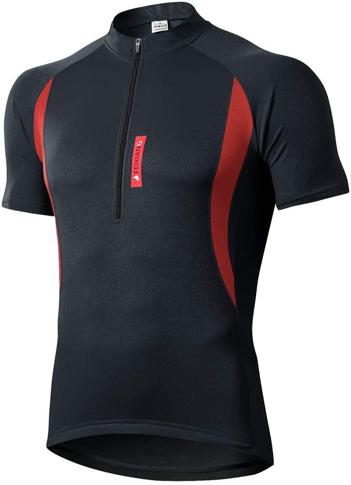 MEETWEE Men’s Cycling Jerseys, Short Sleeve Biking Cycle Tops Quick Dry Breathable Mountain Bike MTB Shirt Racing Bicycle Clothes - Meetyooshop-DealsGloble