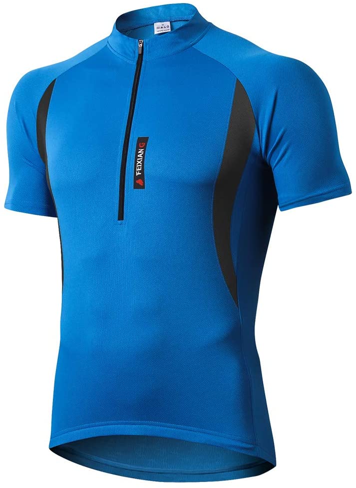 MEETWEE Men’s Cycling Jerseys, Short Sleeve Biking Cycle Tops Quick Dry Breathable Mountain Bike MTB Shirt Racing Bicycle Clothes - Meetyooshop-DealsGloble