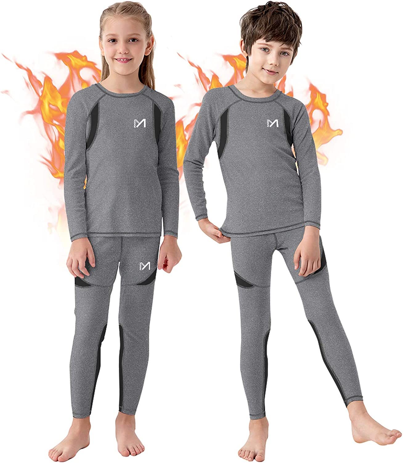 Thermal Underwear Set for Kids Winter Warm Sport Base Layer Ski Long Johns for Child
