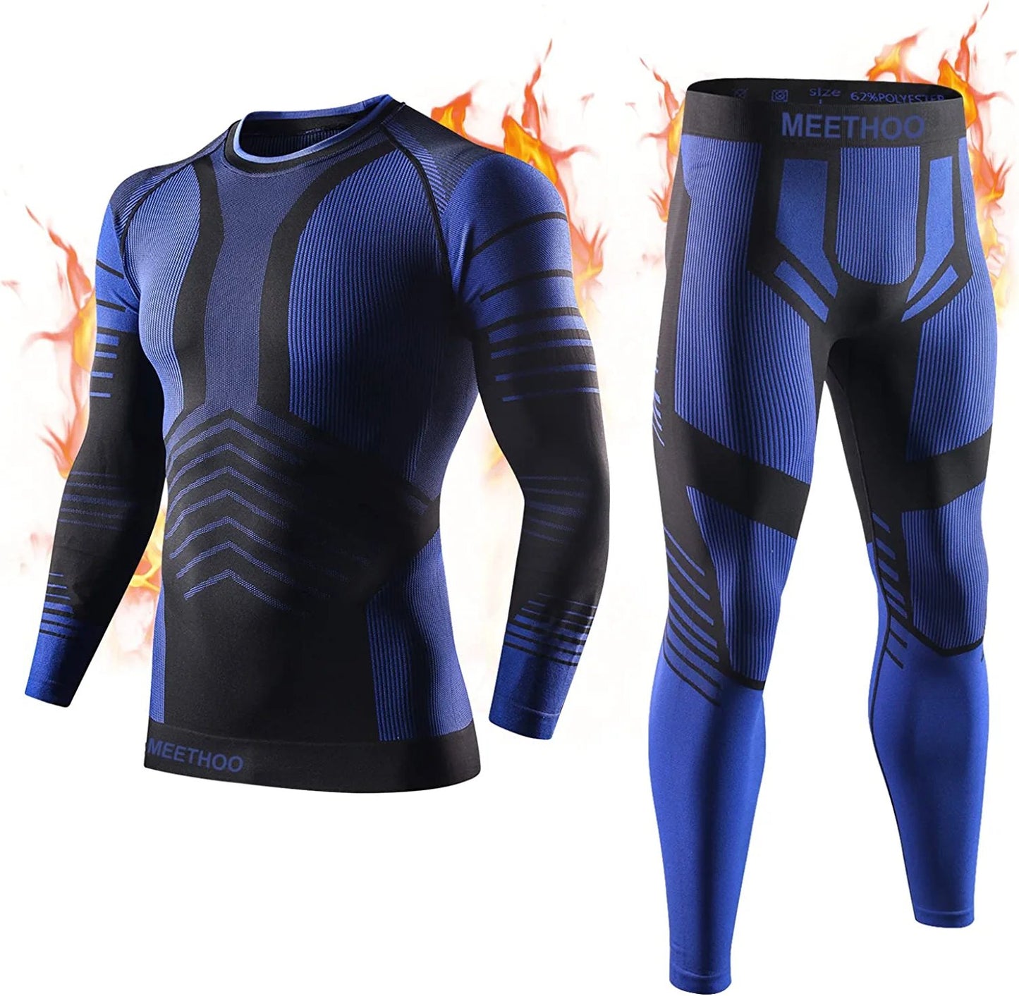 Men's Thermal Underwear Set Winter Gear Men Base Layer Long Johns Bottom