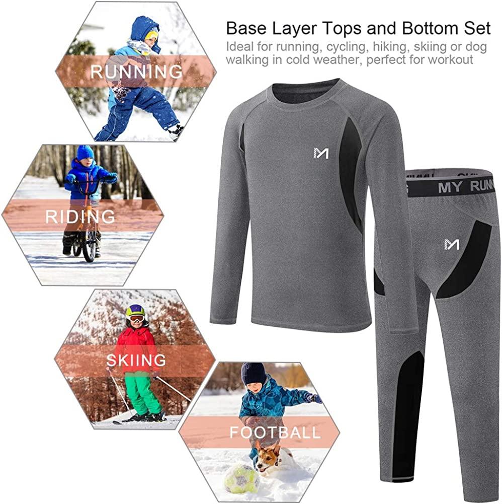 Thermal Underwear Set for Kids Winter Warm Sport Base Layer Ski Long Johns for Child