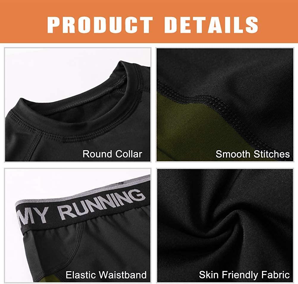 Thermal Underwear Set for Kids Winter Warm Sport Base Layer Ski Long Johns for Child