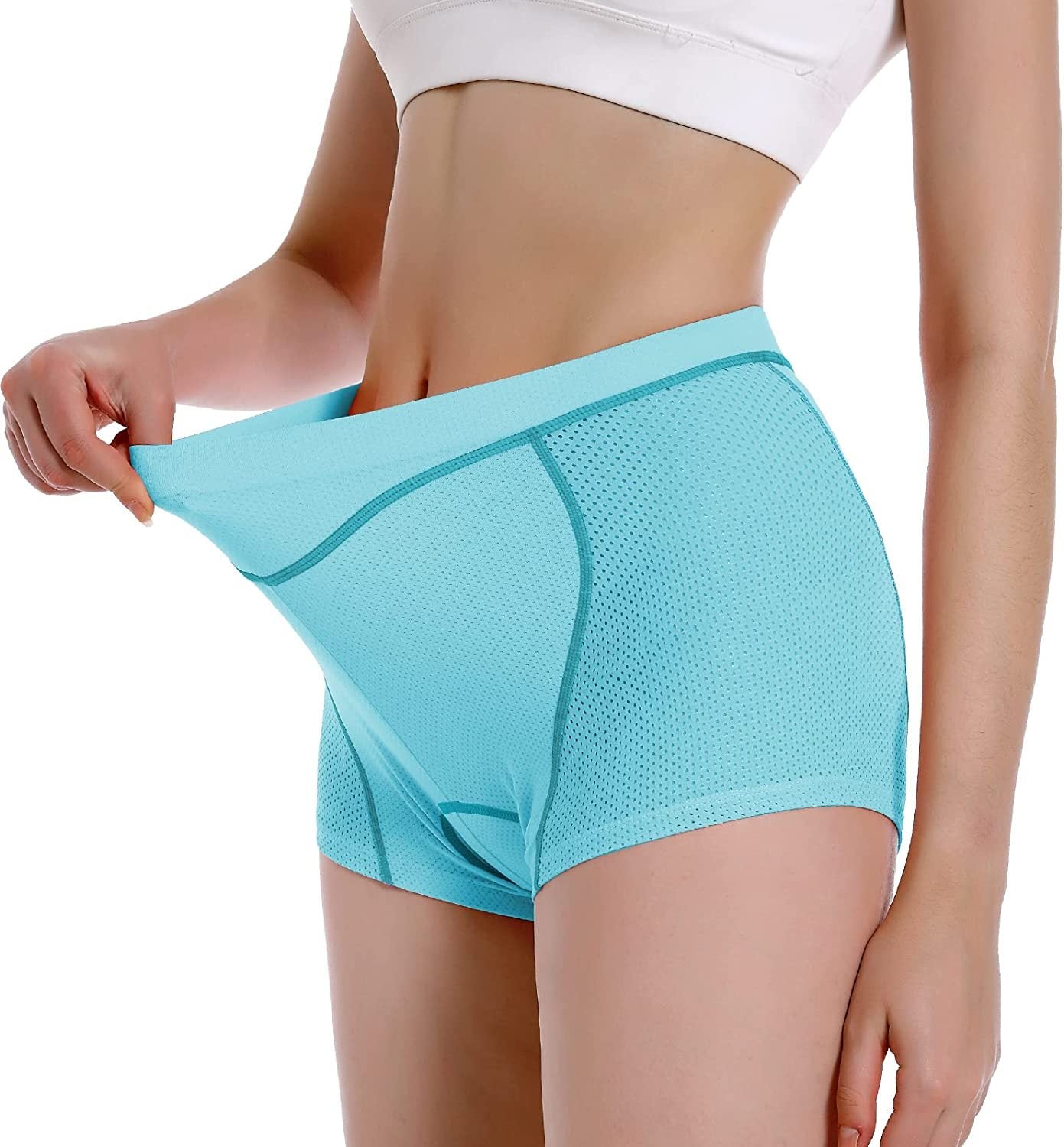 Women's Cycling Underwear, 4D Padded Gel Bike Shorts Lightweight Quick Dry Cycling Knickers