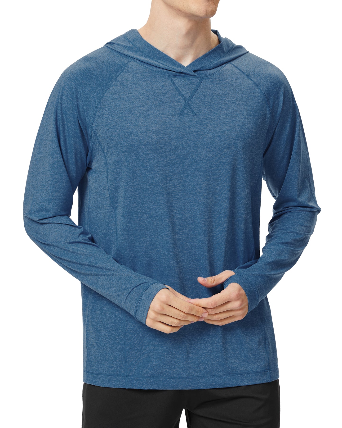 Fishing Shirts for Men Long Sleeve: UPF 100+ UV Sun Protection Hoodie - Swimming Hiking Outdoor Running Rash Guard