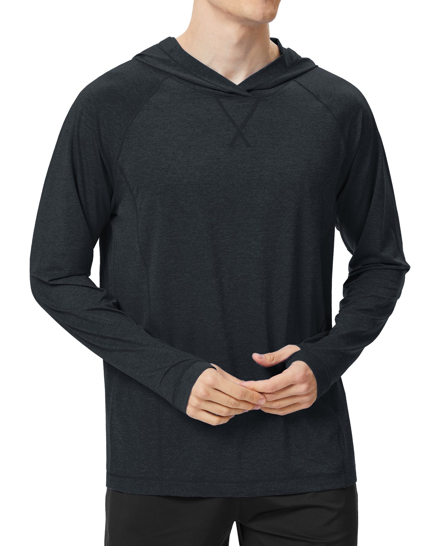 Fishing Shirts for Men Long Sleeve: UPF 100+ UV Sun Protection Hoodie - Swimming Hiking Outdoor Running Rash Guard