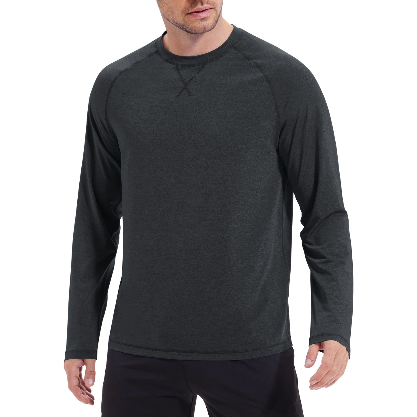 Rash Guard Swim Shirts for Men UPF 50+ Sun Protection UV Shirt Men's Fishing Running Water T-Shirt