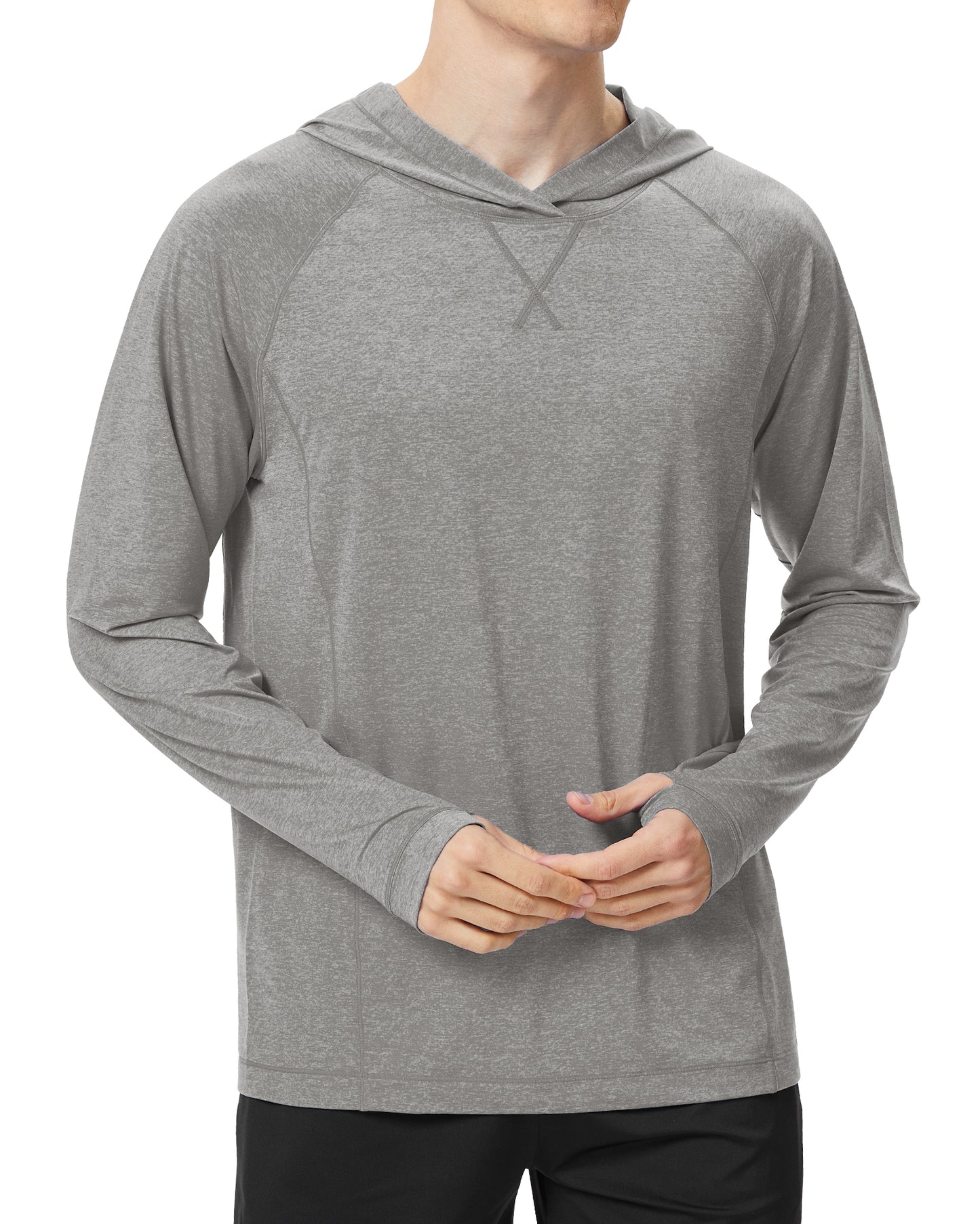 Fishing Shirts for Men Long Sleeve: UPF 100+ UV Sun Protection Hoodie - Swimming Hiking Outdoor Running Rash Guard