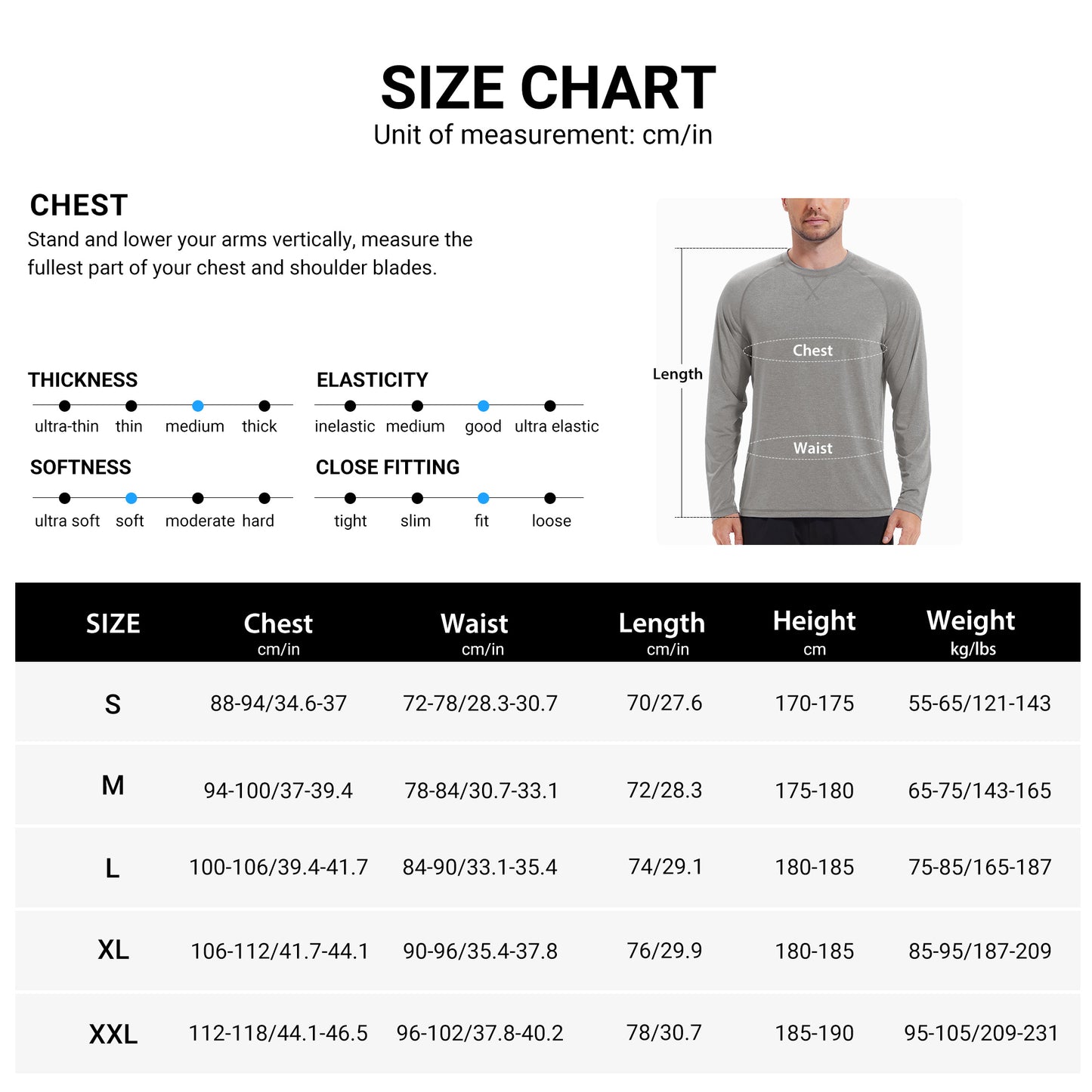 Rash Guard Swim Shirts for Men UPF 50+ Sun Protection UV Shirt Men's Fishing Running Water T-Shirt