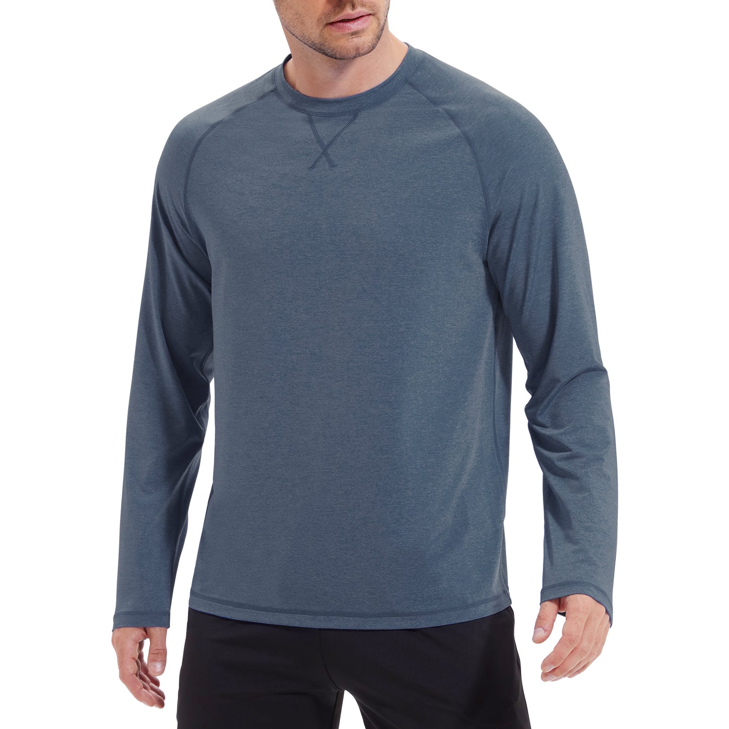 Rash Guard Swim Shirts for Men UPF 50+ Sun Protection UV Shirt Men's Fishing Running Water T-Shirt