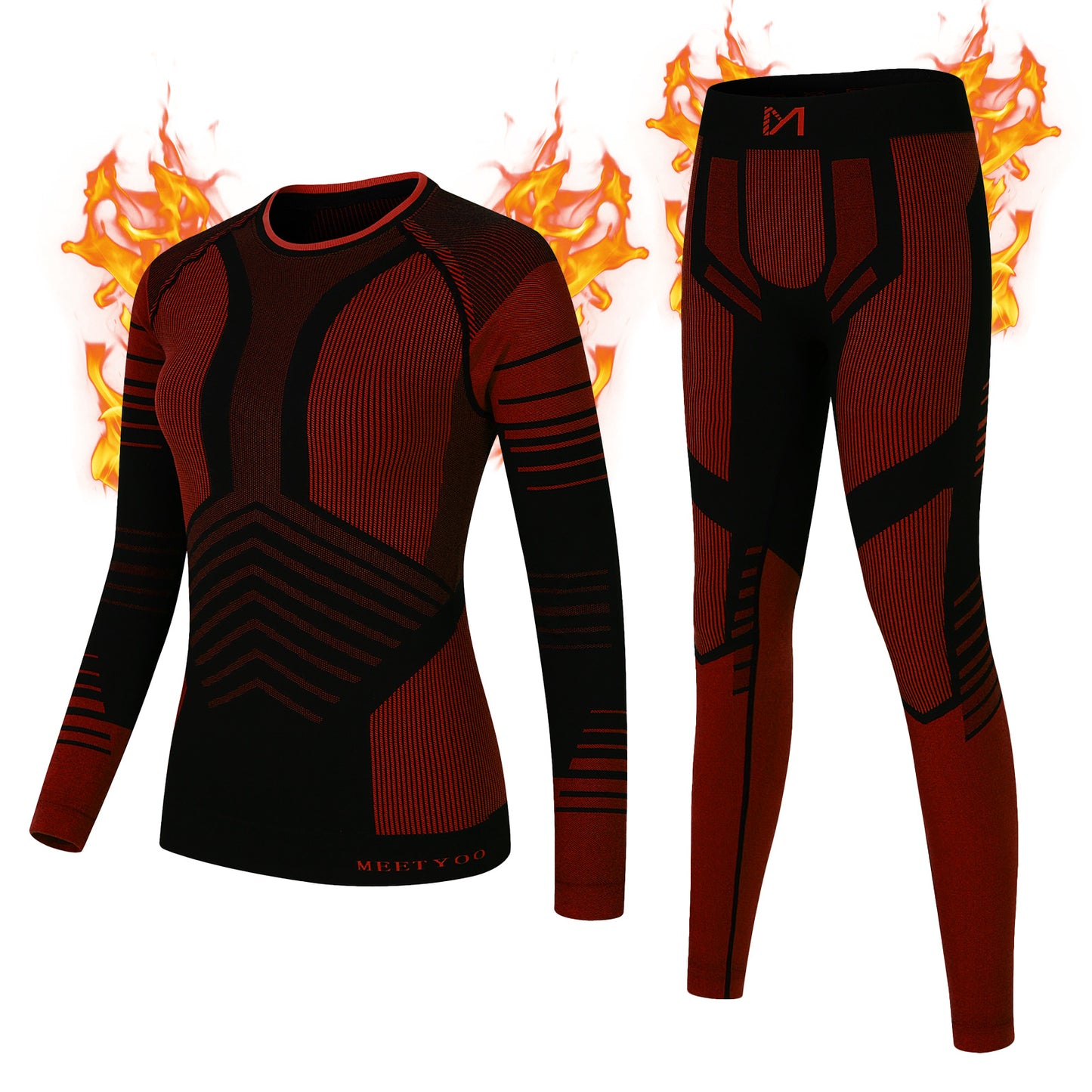 Women's Thermal Underwear Set Winter Warm Long Johns