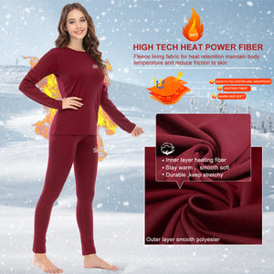 Pantalon Thermique Garçon MEETWEE - Pour Ski, Vélo, école - Protège Jusqu'à -15°C - Léger Et Respirant - Lavable Machine