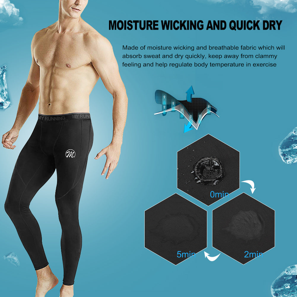 MEETWEE Ensemble de sous-Vêtements Thermiques Homme, Sport Base