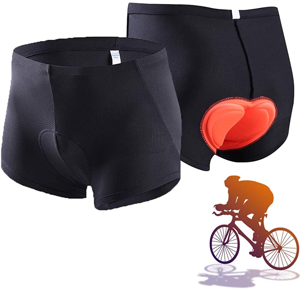 MEETYOO Men's Cycling Shorts, 3D Padded Cycling Underwear, Quick Dry Breathable Bike Bicycle Tights Leggings - Meetyooshop-DealsGloble