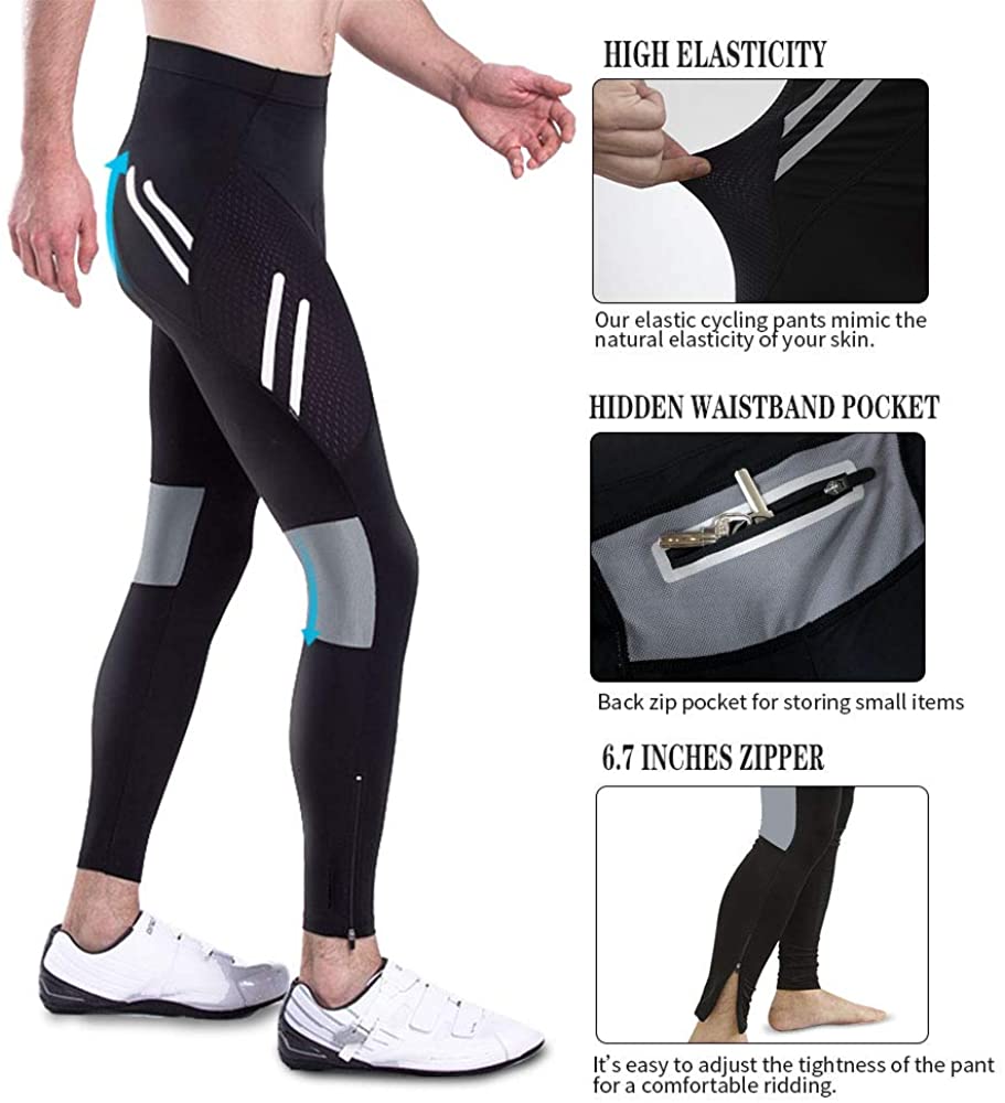 3D Padded Long Bike Cycling Long Pants With Padding