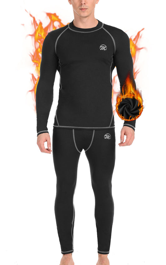 MEETWEE Pantalon Thermique Homme, sous-Vêtements Thermique Caleçon Long  Collant Chaud Compression Base Layer Legging : : Mode