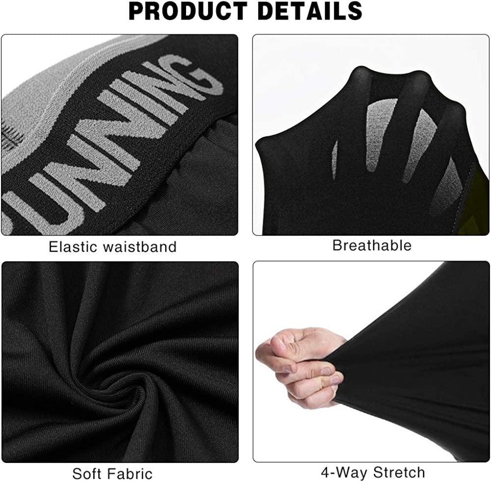 Men's 3/4 Compression Pants Sports Workout Running Tights Leggings
