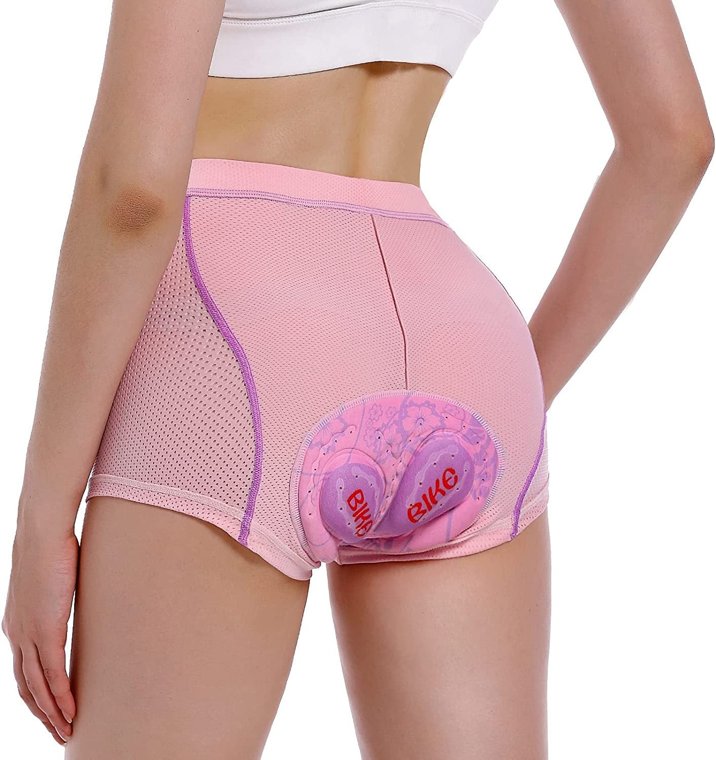 Women's Cycling Underwear, 4D Padded Gel Bike Shorts Lightweight Quick Dry Cycling Knickers