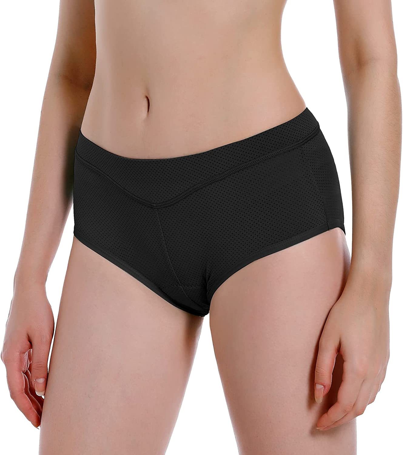 Women's Cycling Underwear, 4D Padded Gel Bike Shorts Quick Dry Cycling Knickers Lightweight Bicycle Briefs