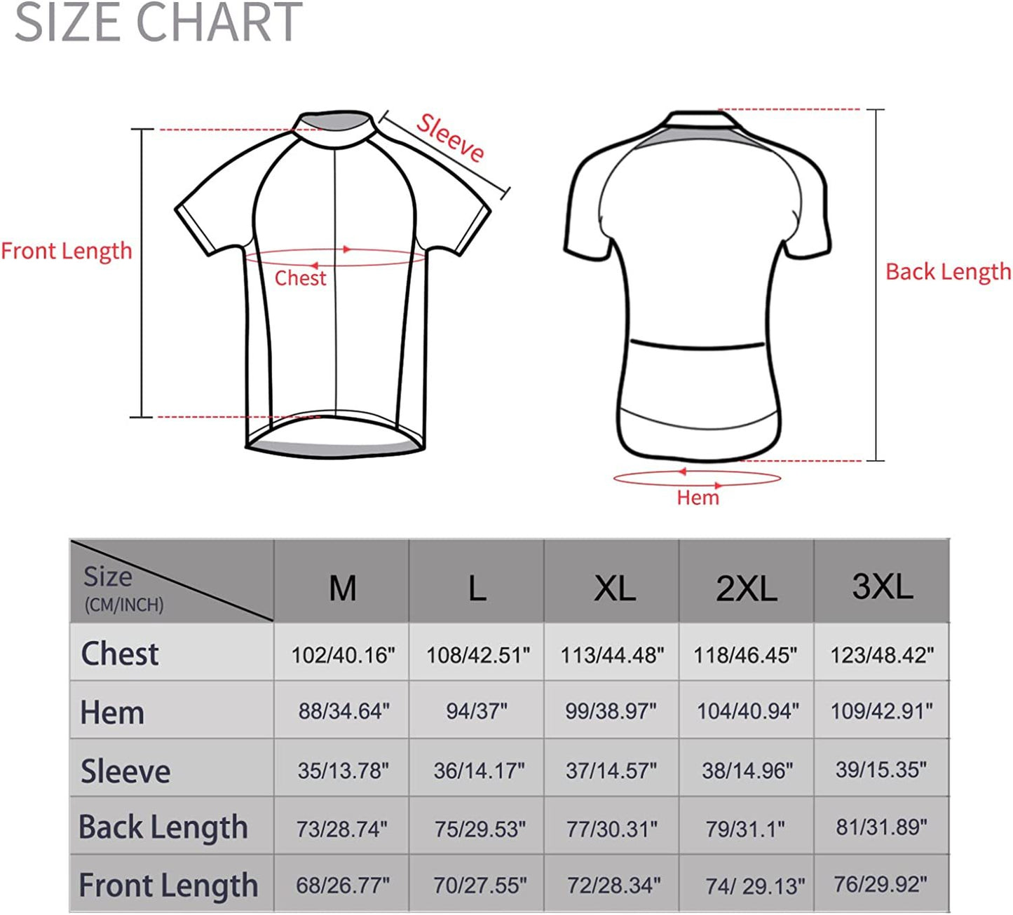 Men’s Cycling Jersey, Short Sleeve Biking Cycle Tops Quick Dry Breathable Mountain Bike MTB Shirt Racing Bicycle Clothes