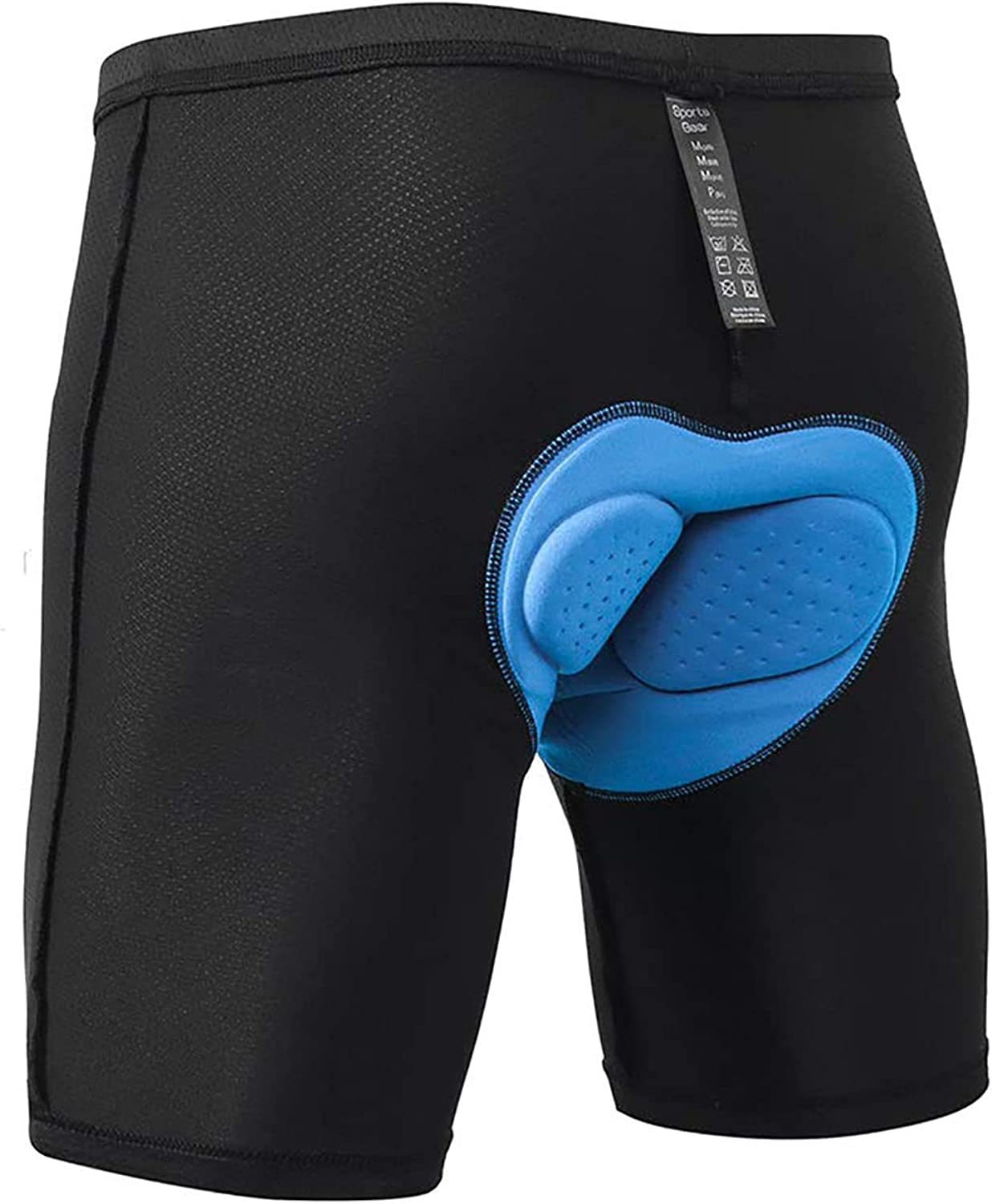 Men's Cycling Underwear, 3D Padded Bike Shorts, Quick Dry Breathable Mountain Bicycle Tights Leggings