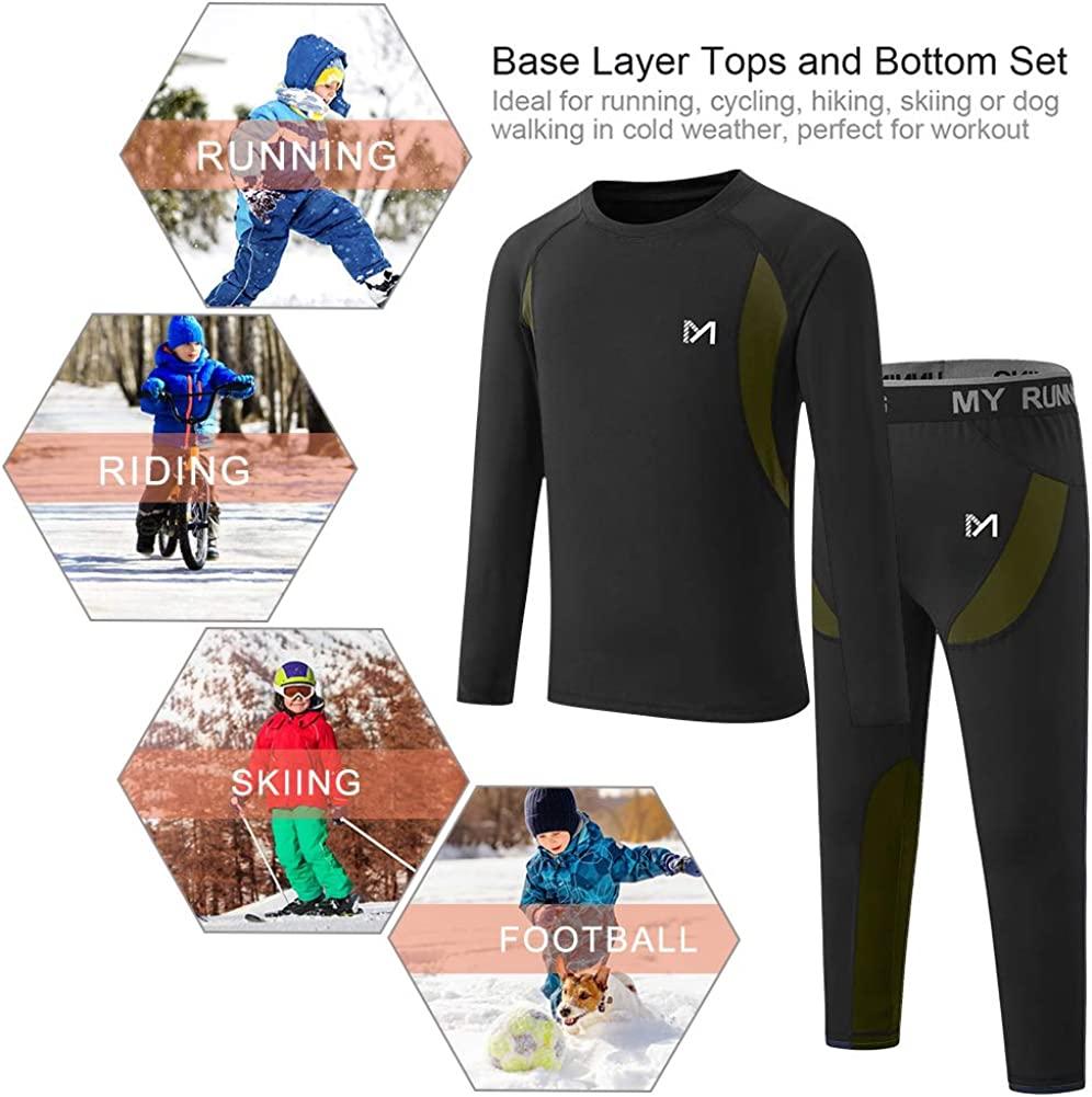 Thermal Underwear Set for Kids Winter Warm Sport Base Layer Ski Long Johns  for Child