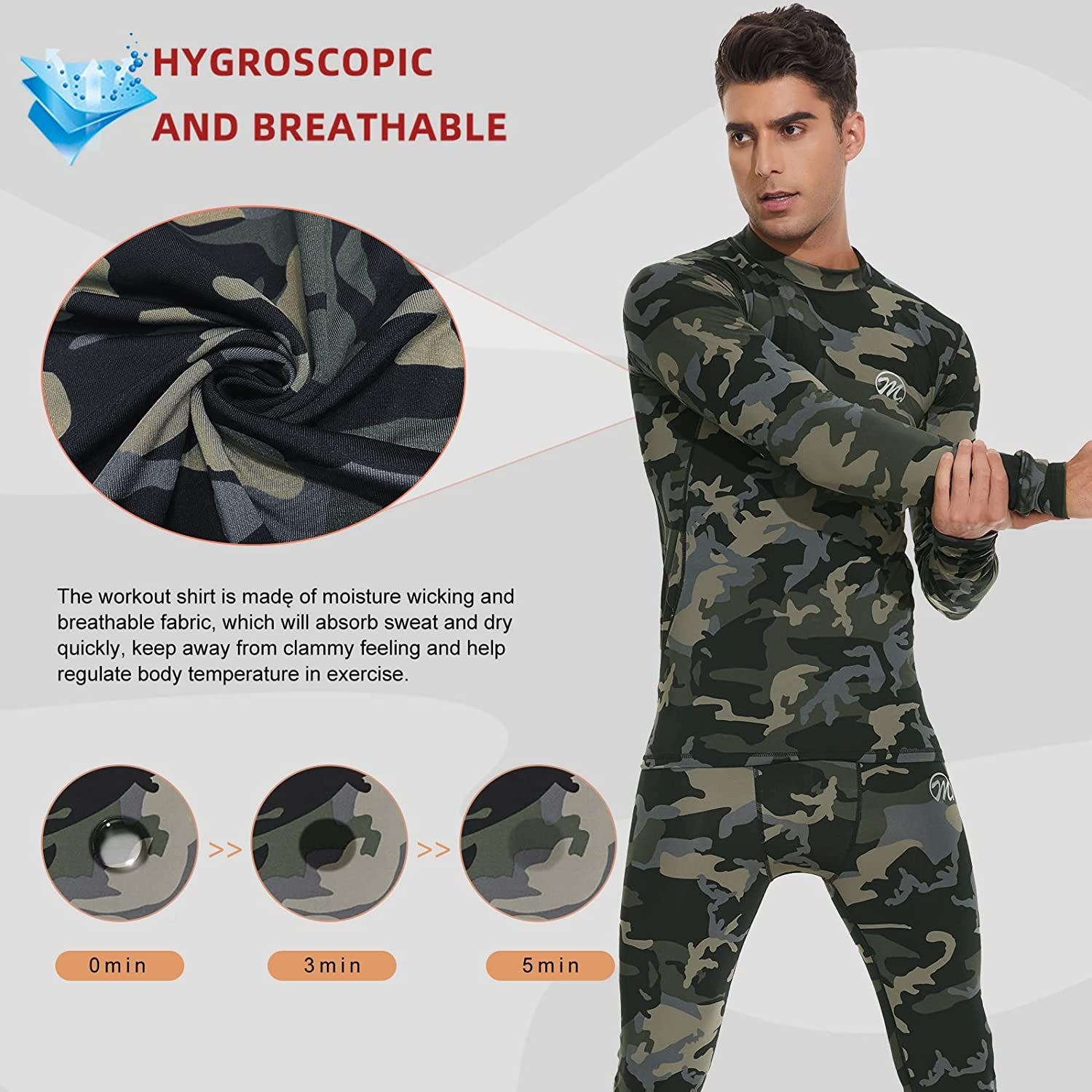New Winter Men Thermal Underwear Sets Slim Fit Army Tactical Fleece Long  Sleeve Clothes Quick Drying Thermo Underwear Male Warm Long Johns Fitness