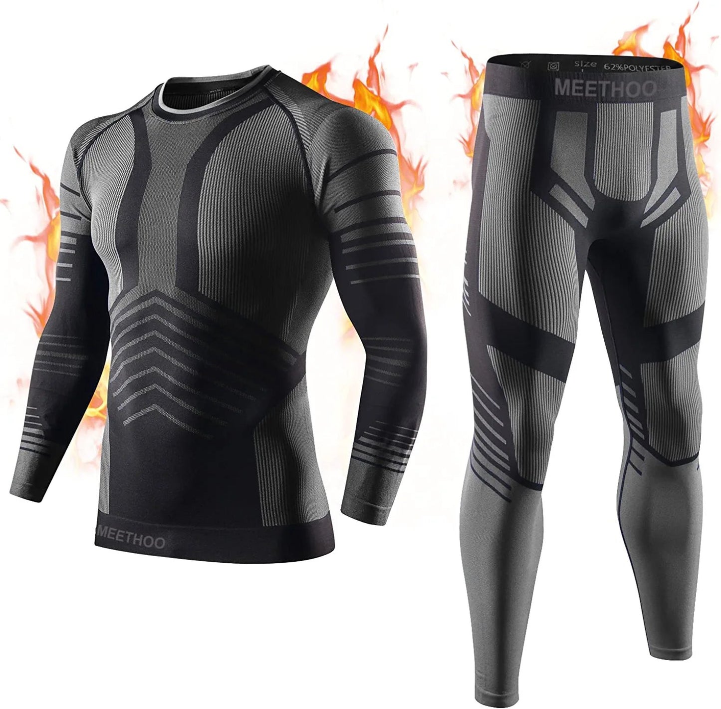 Men's Thermal Underwear Set Winter Gear Men Base Layer Long Johns Bottom