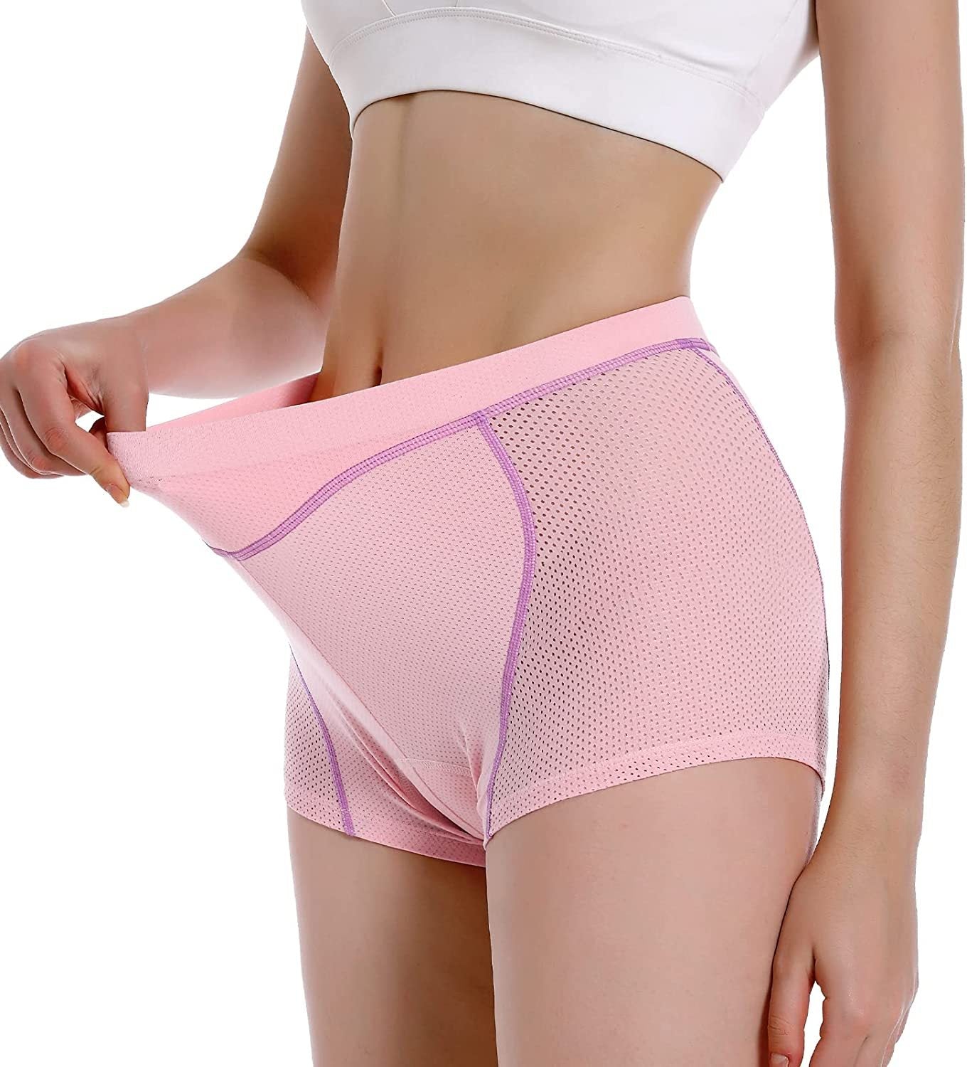 Women's Cycling Underwear, 4D Padded Gel Bike Shorts Lightweight Quick Dry Cycling Knickers