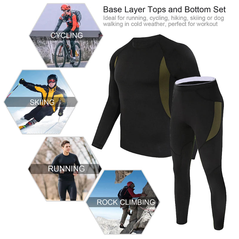 Men’s Thermal Underwear Set,Winter Sport Long Johns suit | MEETYOO - Meetyooshop-DealsGloble